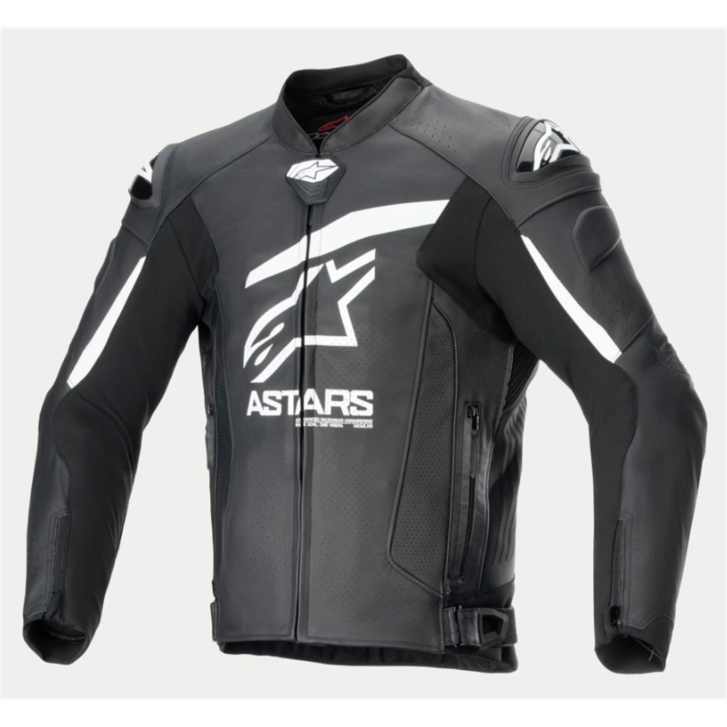 Alpinestars GP Plus R V4 Airflow Leather Jacket - Black/White_1438761