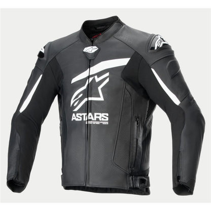 Alpinestars GP Plus R V4 Airflow Leather Jacket - Black/White_1438761
