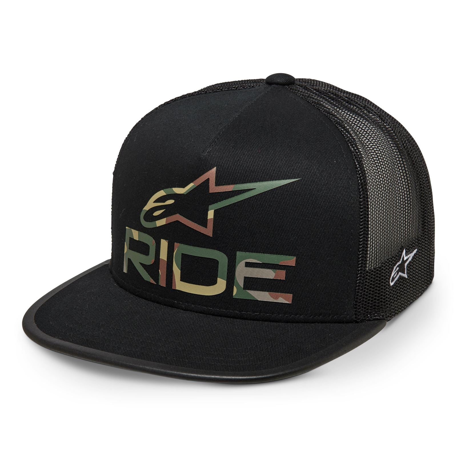 Alpinestars Ride 4.0 Camo Truck Hat - Black [MPN: 1214-81713-10-OS]_1409009