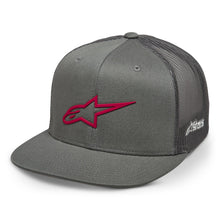 Alpinestars 3D Ageless Trucker Hat - Grey/Red [MPN: 1214-81723-1135-OS]_1409014