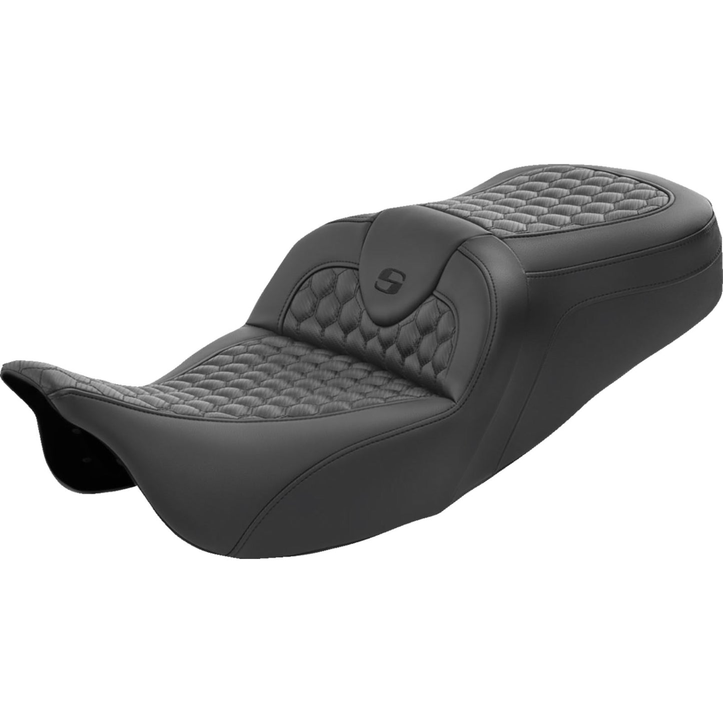 Saddlemen RoadSofa™ Seat - Honeycomb - without Backrest - FL '08-'23 808-07B-189_1409078