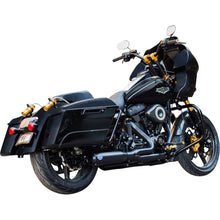 S&S Cycle 2-into-1 Qualifier Exhaust System - Race Only - Black 550-1109_1409067