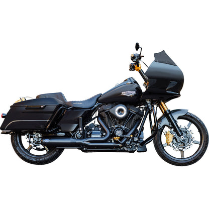 S&S Cycle 2-into-1 Qualifier Exhaust System - 49-State - Black 550-1110_1409069
