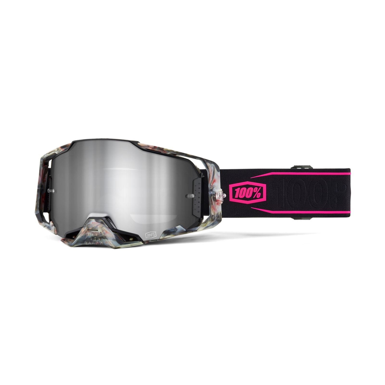 100% Armega Goggle - Sarcelle - Silver Mirror Lens 50005-00035_1411148