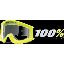 100% Strata Mini Goggle - Yellow - Clear Lens 50033-00006_1412185