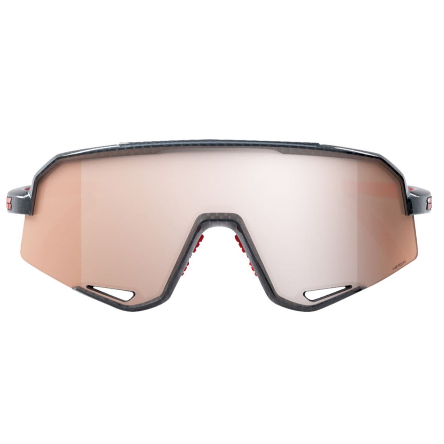 100% Slendale Sunglasses - Gloss Carbon Fiber - HiPER Crimson Silver 60057-00001_1413237