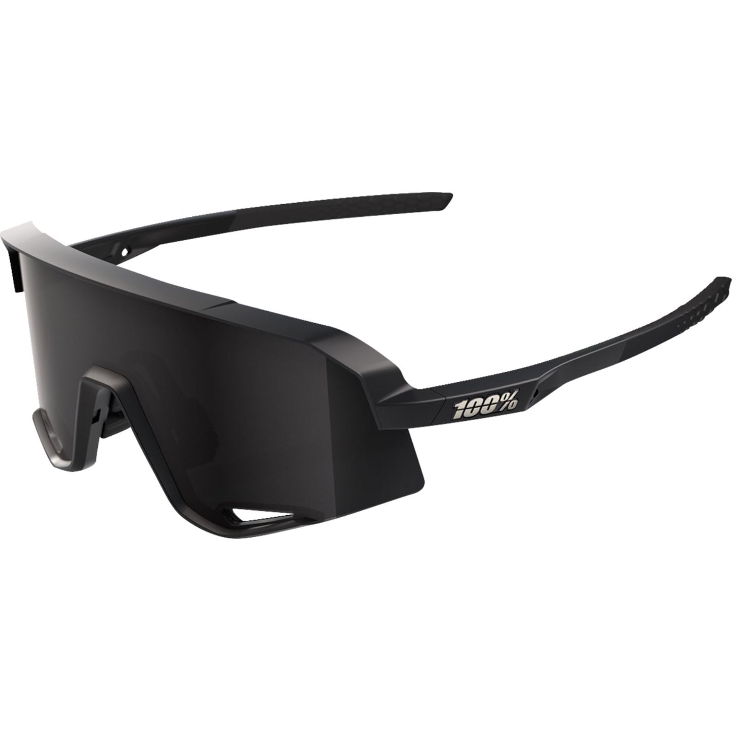 100% Slendale Sunglasses - Matte Black - Smoke 60057-00002_1411057