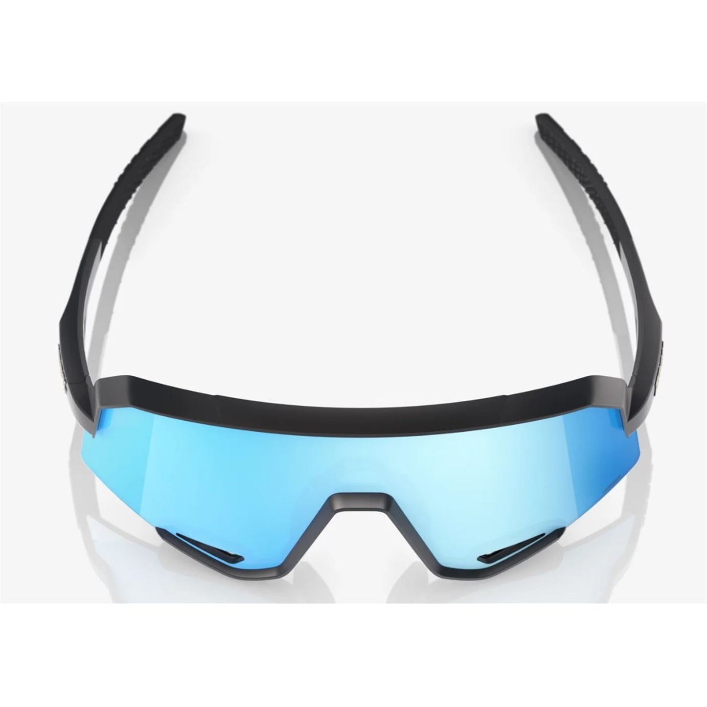 100% Slendale Sunglasses - Matte Black - HiPER Blue 60057-00003_1413240