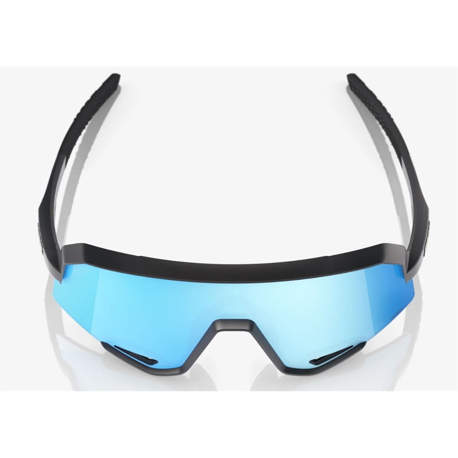 100% Slendale Sunglasses - Matte Black - HiPER Blue 60057-00003_1413240