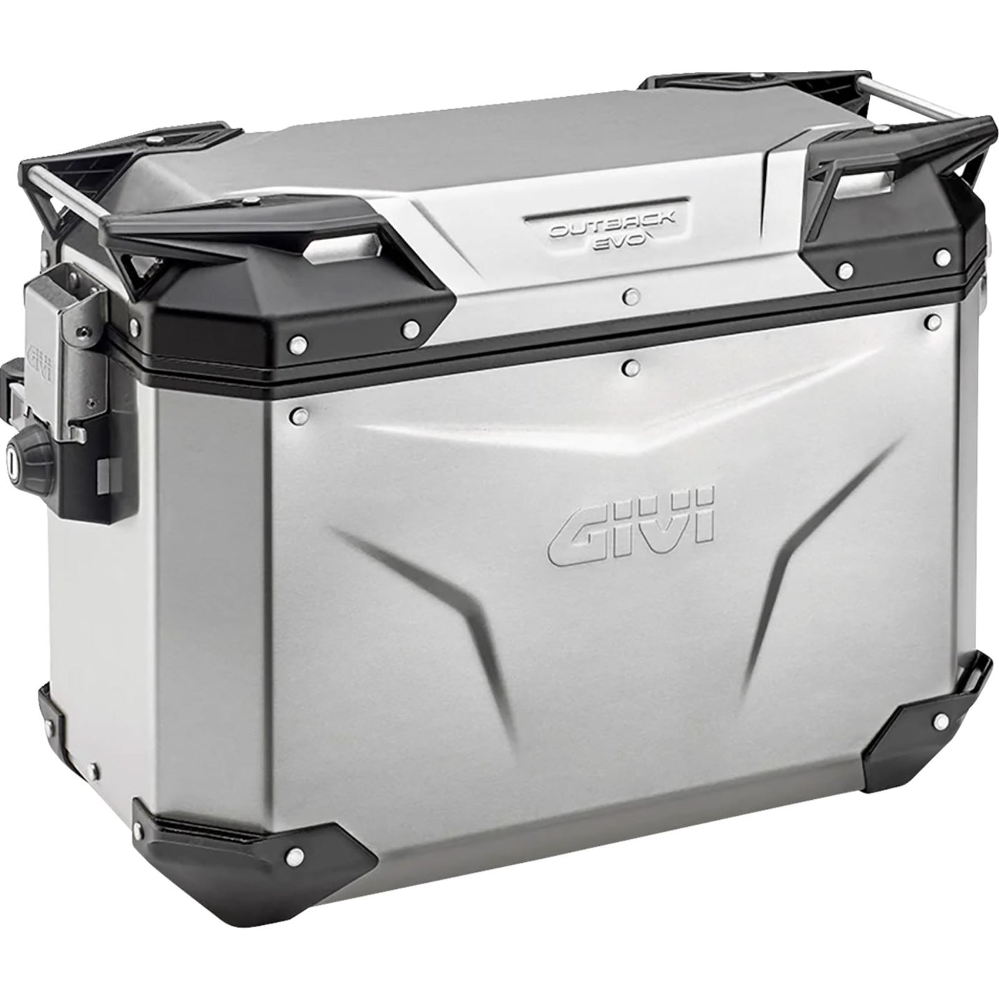 Givi Outback Evo Side Case - Left - 48 Liter - Silver OBKE48ALA_1409129