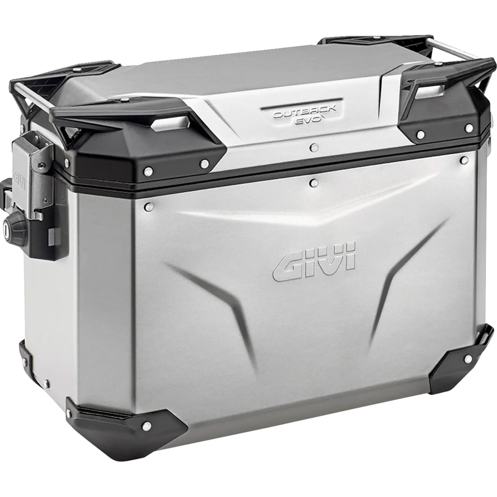 Givi Outback Evo Side Case - Left - 48 Liter - Silver OBKE48ALA_1409129