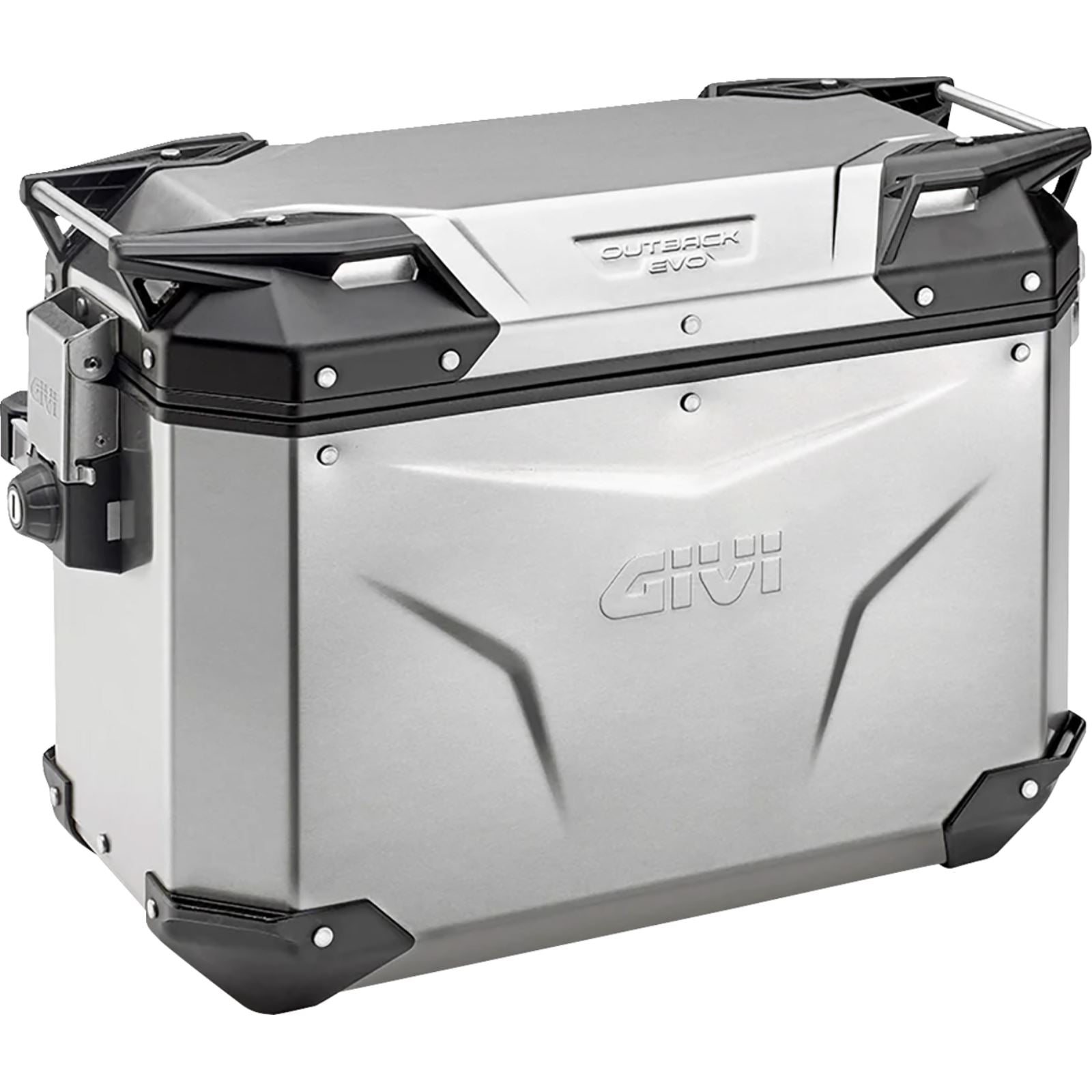 Givi Outback Evo Side Case - Right - 48 Liter - Silver OBKE48ARA_1409130