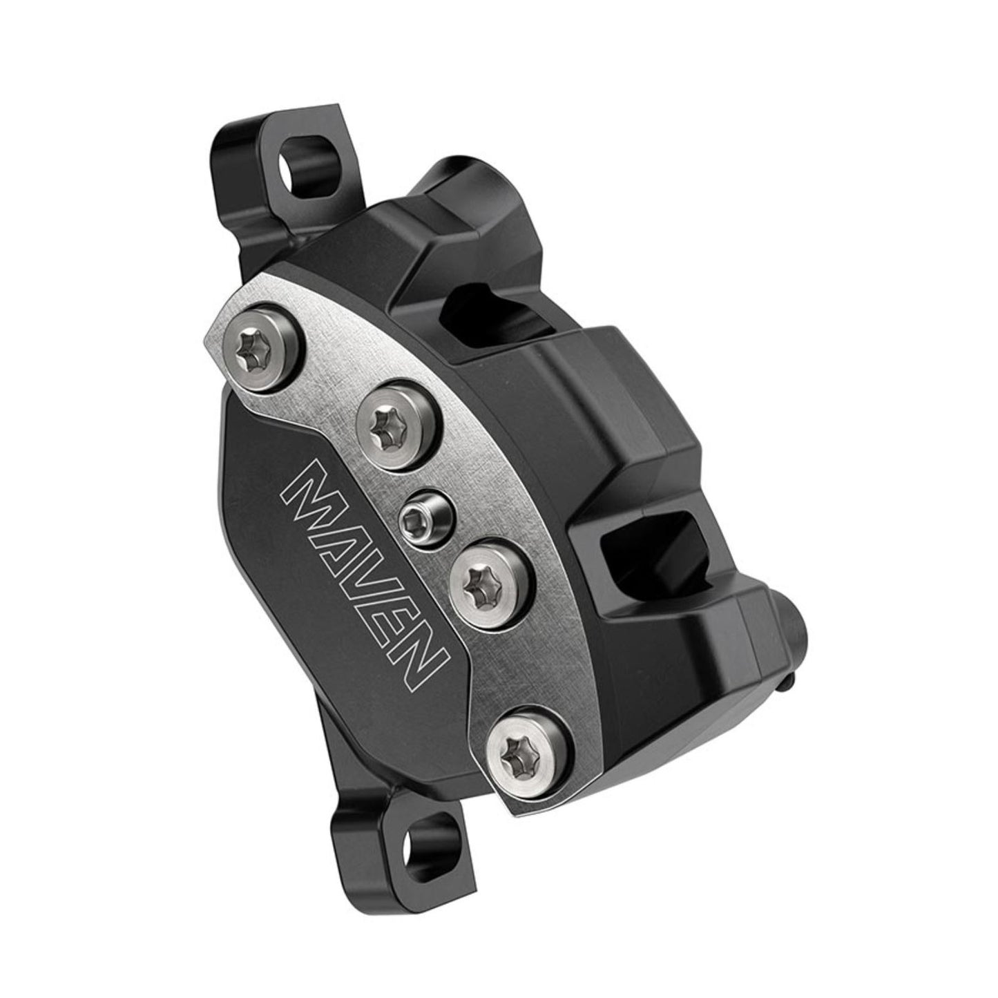 SRAM Maven Ultimate Disc Brake Caliper Assembly - Front/Rear, Post Mount, 4-Piston, Silver/Black, A1 [MPN: 11.5018.056.024]_1409179