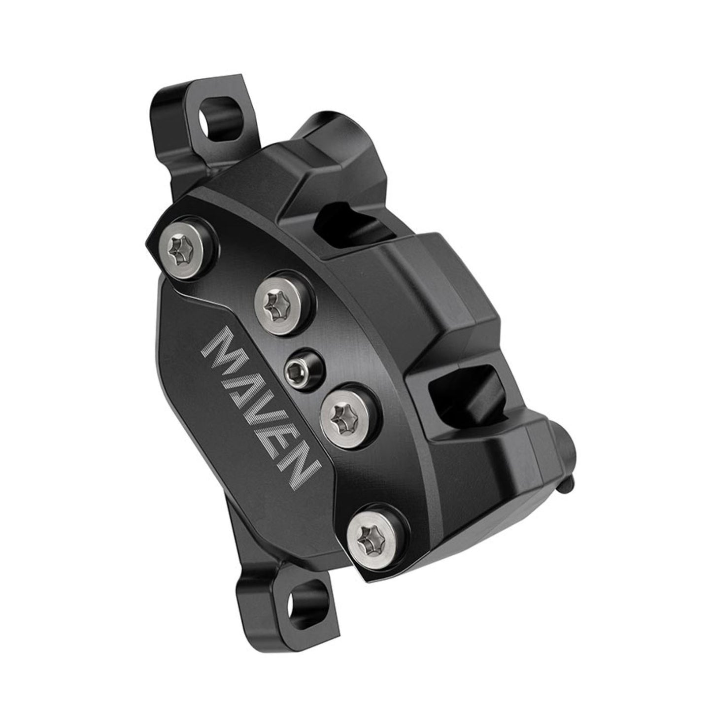SRAM Maven Silver Disc Brake Caliper Assembly - Front/Rear, Post Mount, 4-Piston, Black, A1 [MPN: 11.5018.056.026]_1409161