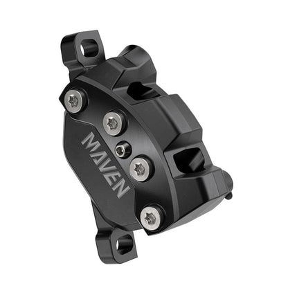 SRAM Maven Silver Disc Brake Caliper Assembly - Front/Rear, Post Mount, 4-Piston, Black, A1 [MPN: 11.5018.056.026]_1409161