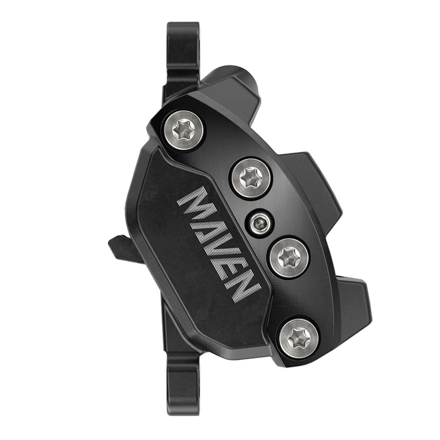 SRAM Maven Silver Disc Brake Caliper Assembly - Front/Rear, Post Mount, 4-Piston, Black, A1 [MPN: 11.5018.056.026]_1409162