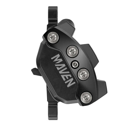 SRAM Maven Silver Disc Brake Caliper Assembly - Front/Rear, Post Mount, 4-Piston, Black, A1 [MPN: 11.5018.056.026]_1409162