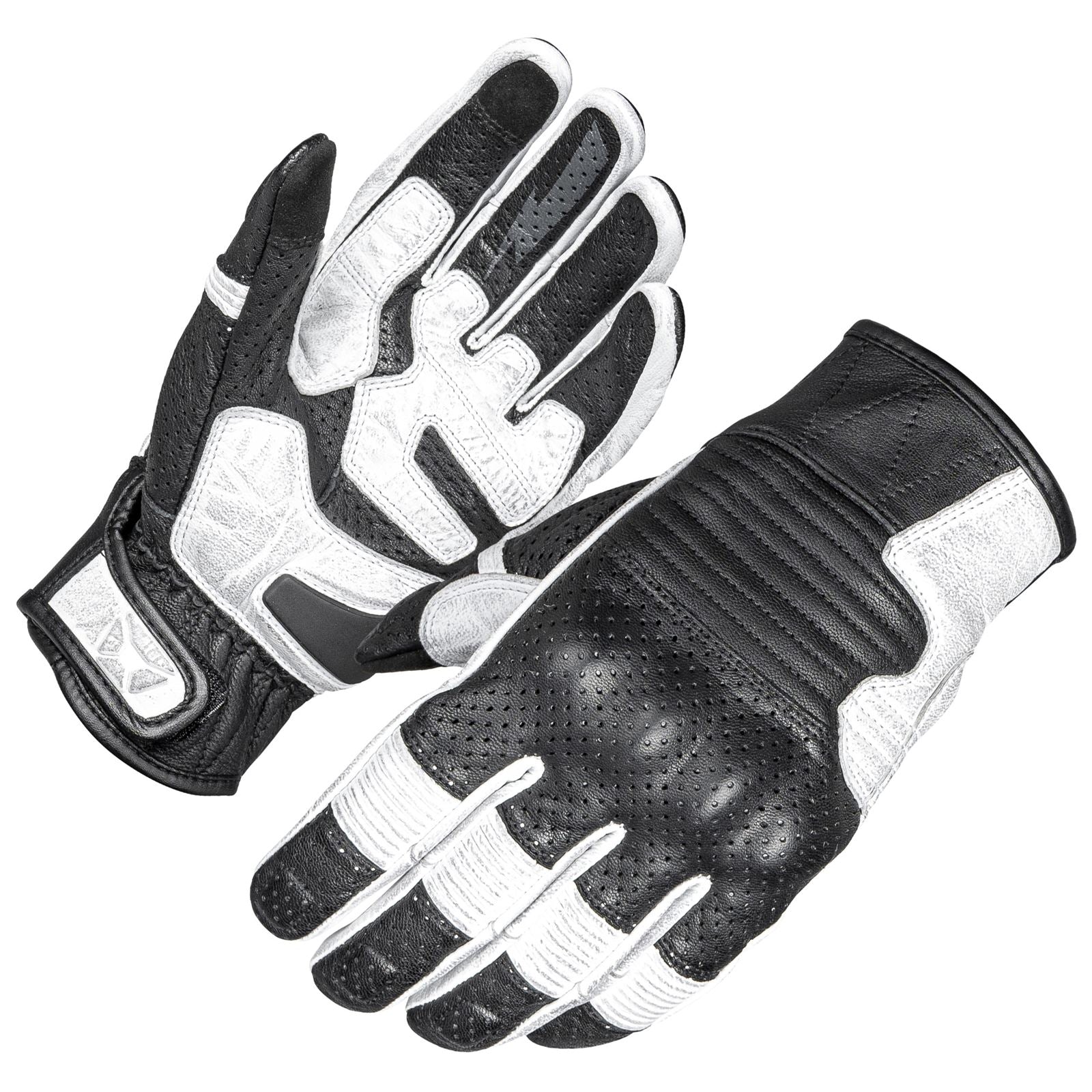 Cortech Bully 2 Gloves - White/Black_1984444