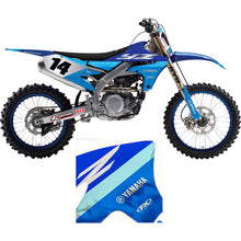 Factory Effex Chrome Series Trim Graphic Kit for Yamaha YZ250F/YZ450F - Blue/White 27-51208_1444730
