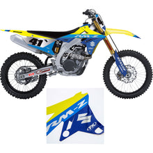 Factory Effex Chrome Series Trim Graphic Kit for Suzuki RMZ250/450- Yellow/White/Blue 27-51402_1444714