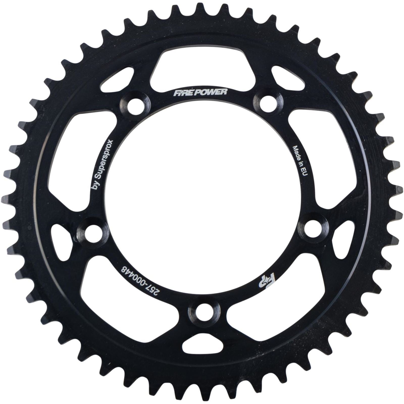 Fire Power Rear Sprocket - Steel - 48T - Black FPS-4-48-BLK_1707110