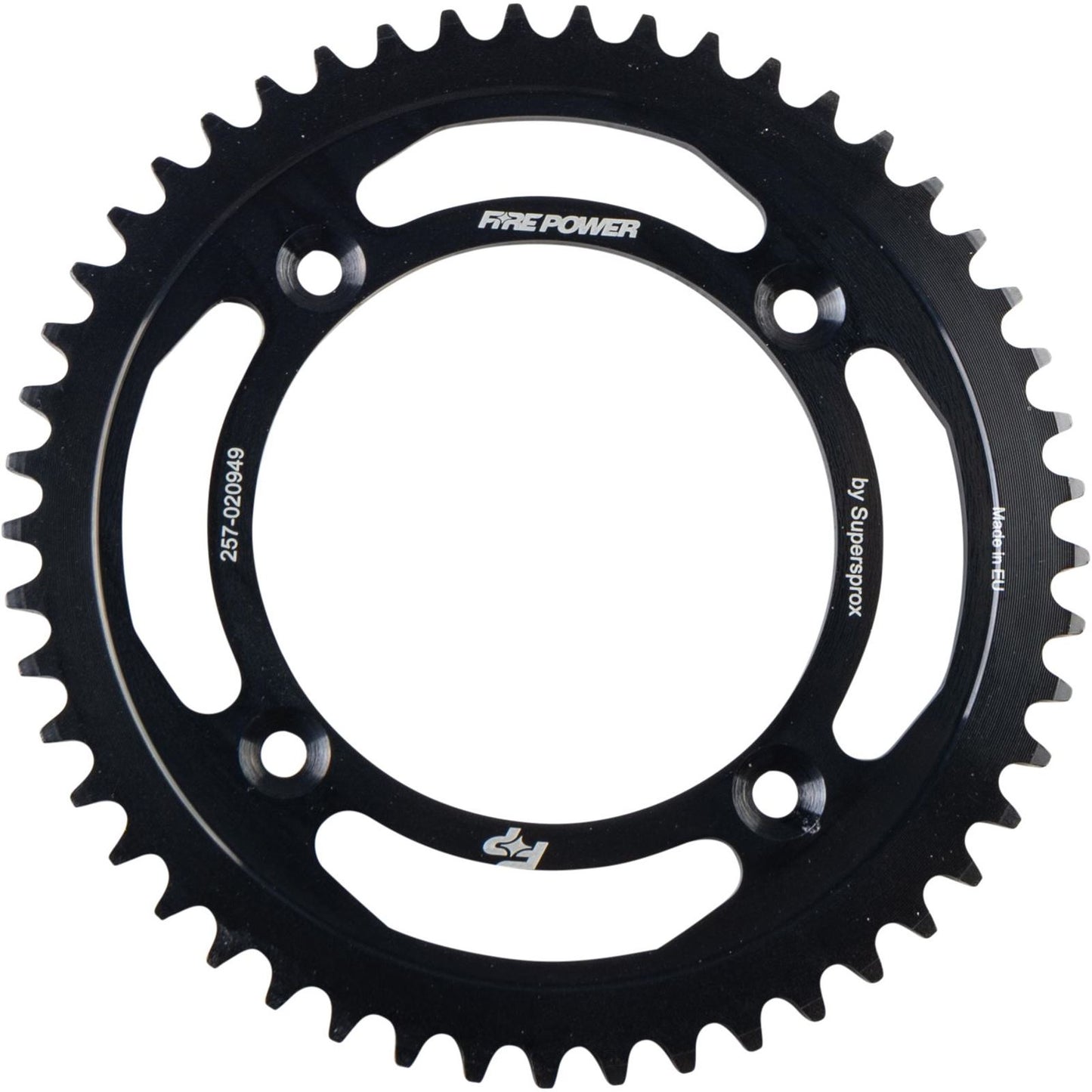 Fire Power Rear Sprocket - Steel - 49T - Black FPS-209-49-BLK_1706895