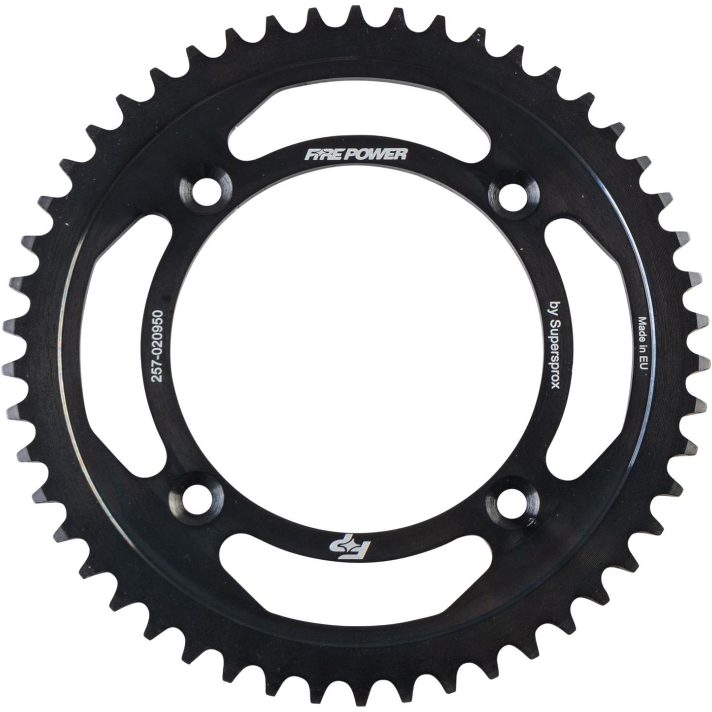 Fire Power Rear Sprocket - Steel - 50T - Black FPS-209-50-BLK_1707190