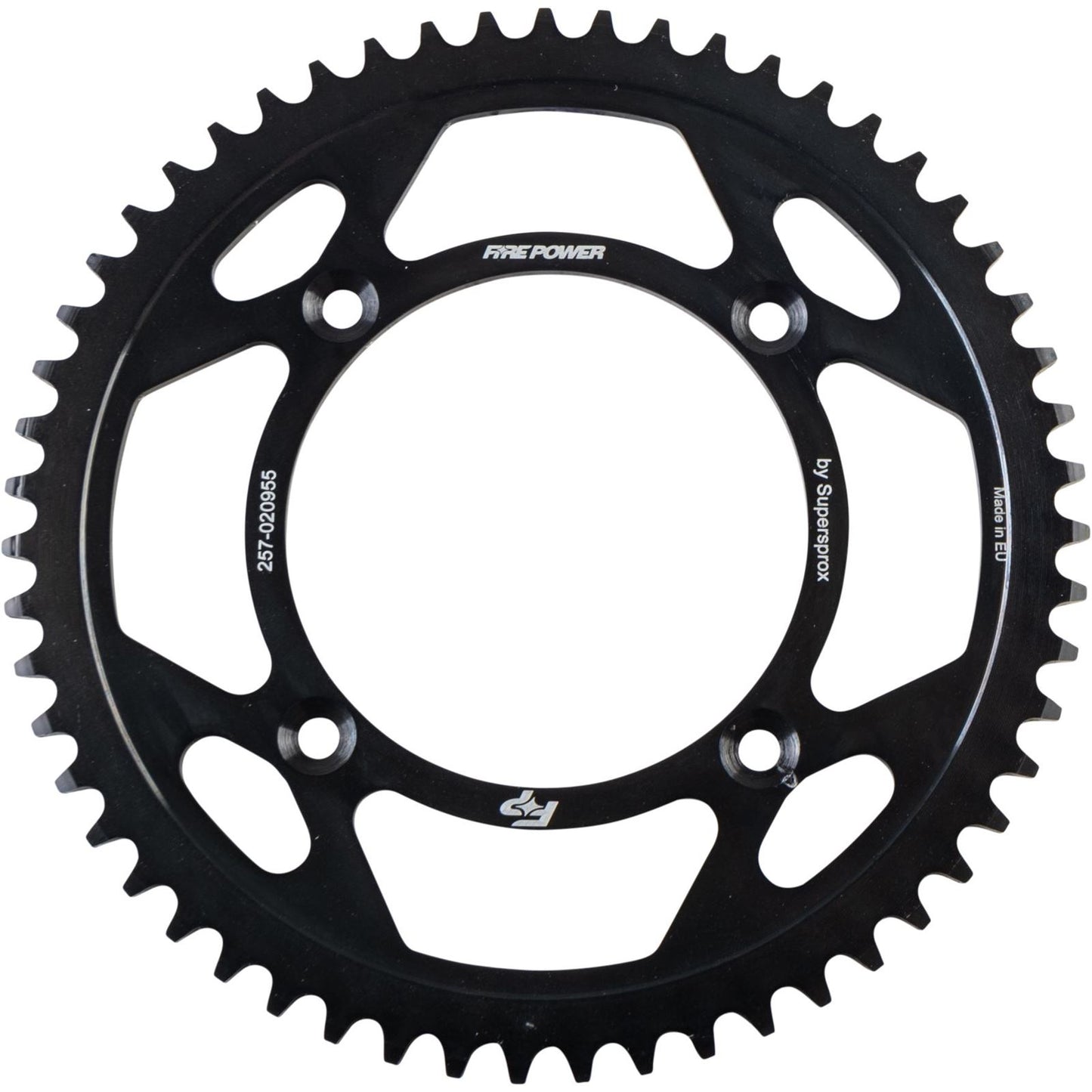 Fire Power Rear Sprocket - Steel - 55T - Black FPS-209-55-BLK_1707107
