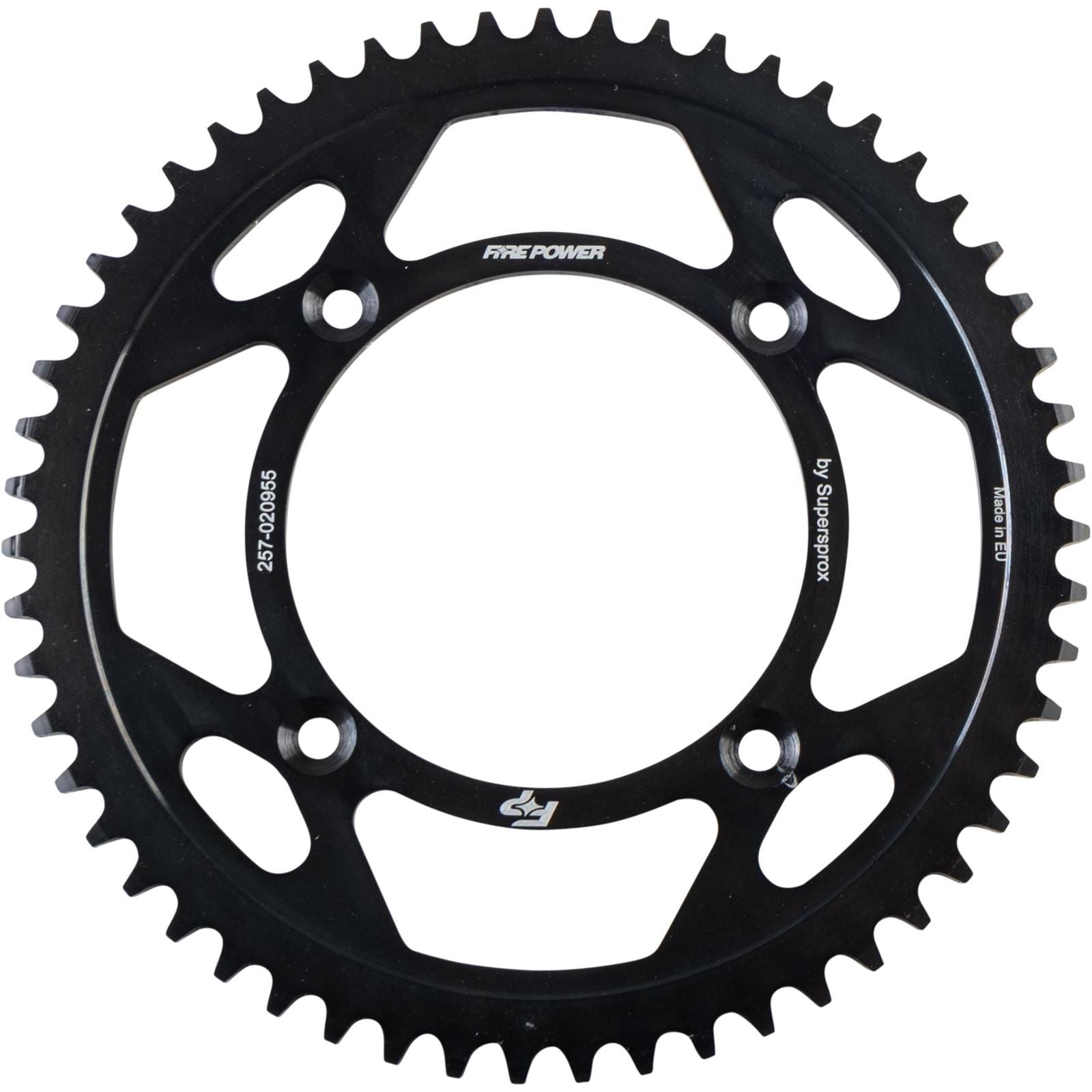 Fire Power Rear Sprocket - Steel - 55T - Black FPS-209-55-BLK_1707107