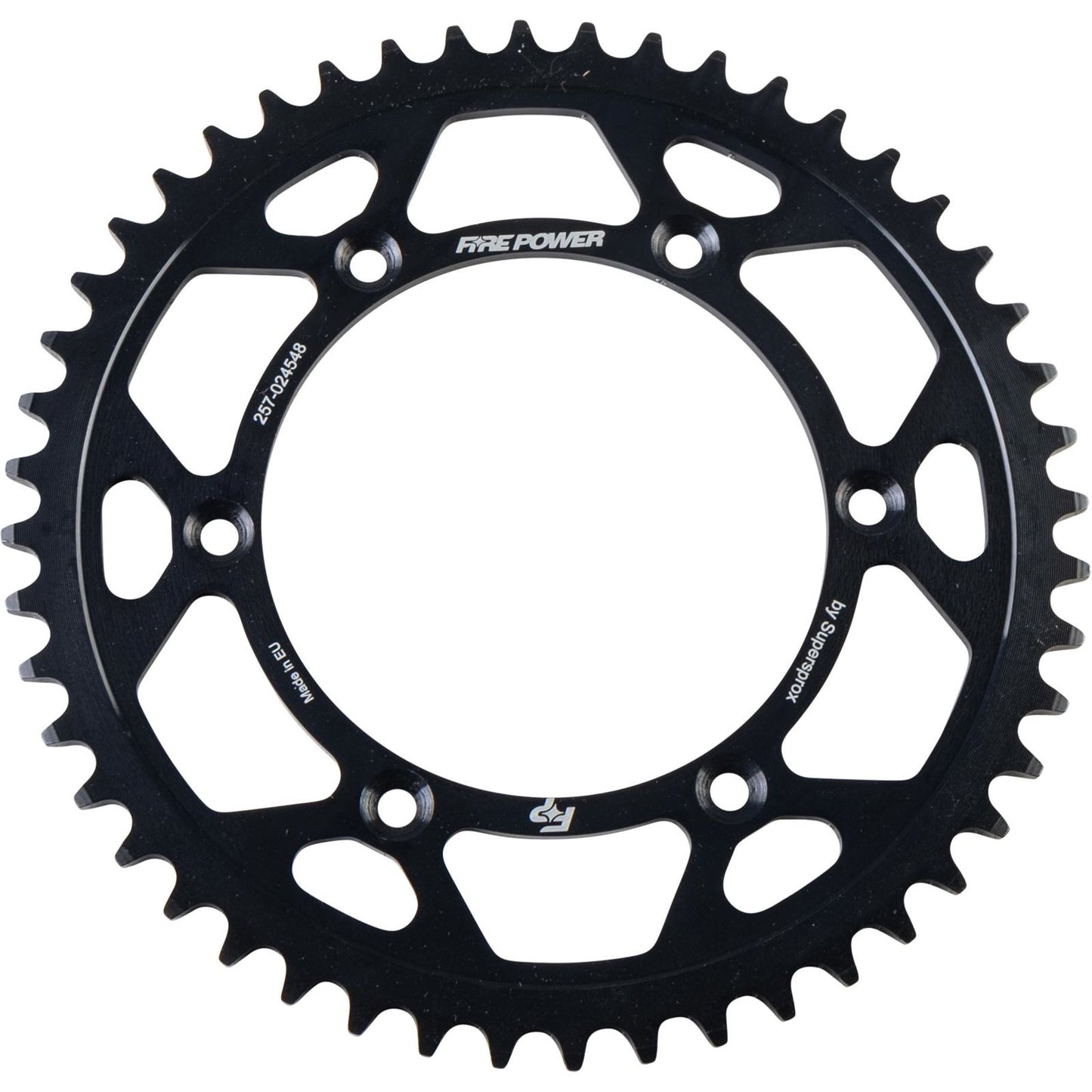 Fire Power Rear Sprocket - Steel - 48T - Black FPS-245-48-BLK_1706923