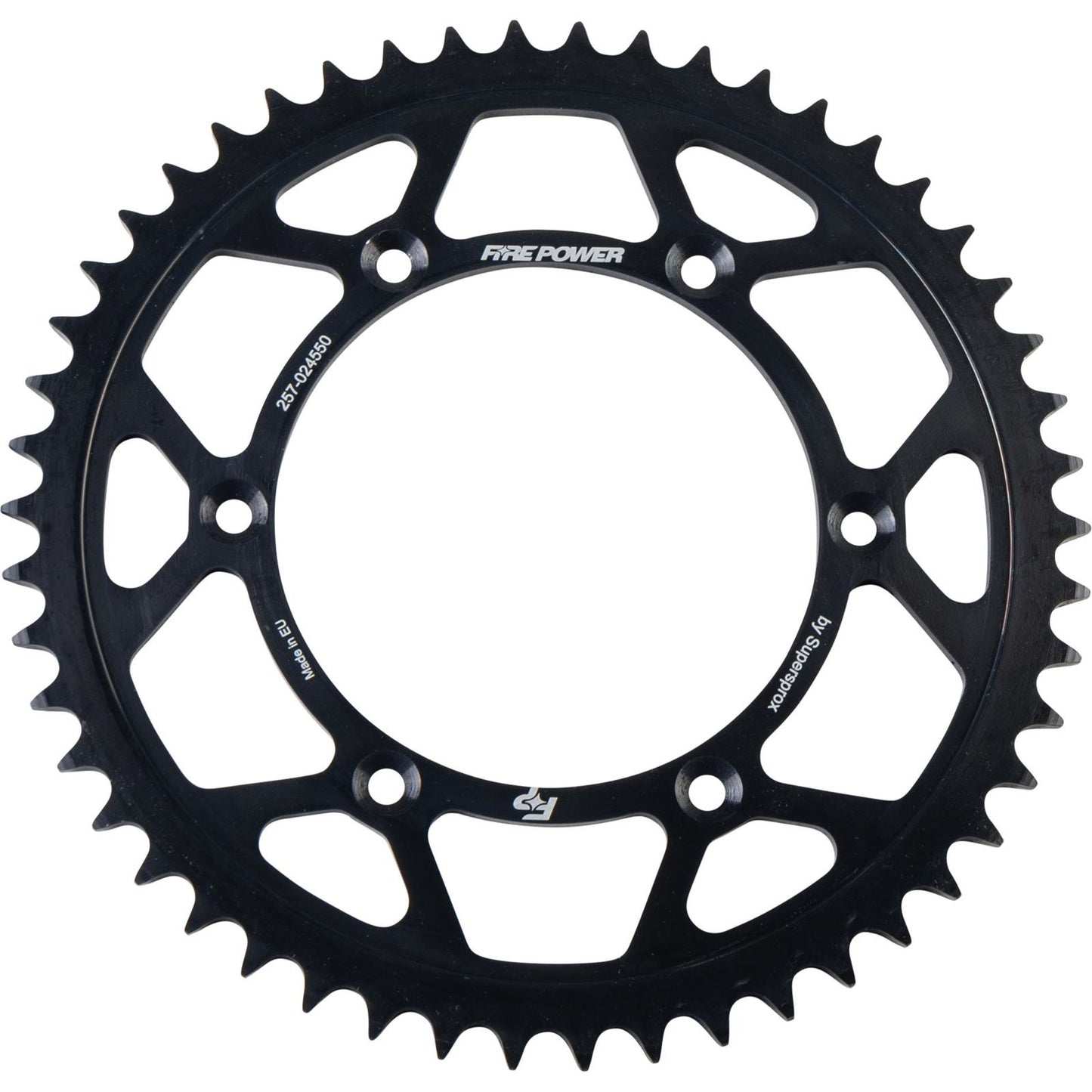 Fire Power Rear Sprocket - Steel - 50T - Black FPS-245-50-BLK_1707415