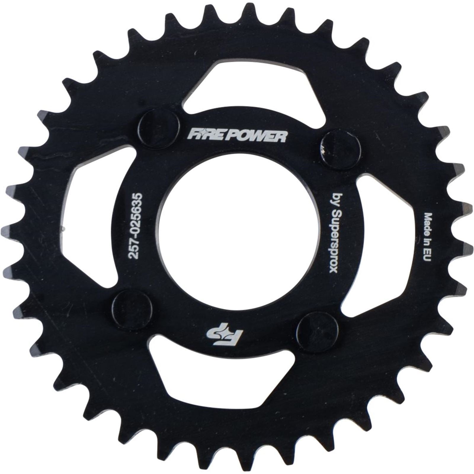 Fire Power Rear Sprocket - Steel - 35T - Black FPS-256-35- BLK_1707026