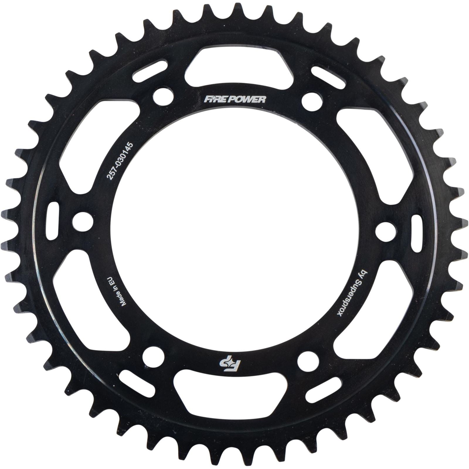 Fire Power Rear Sprocket - Steel - 45T - Black FPS-301-45-BLK_1707125