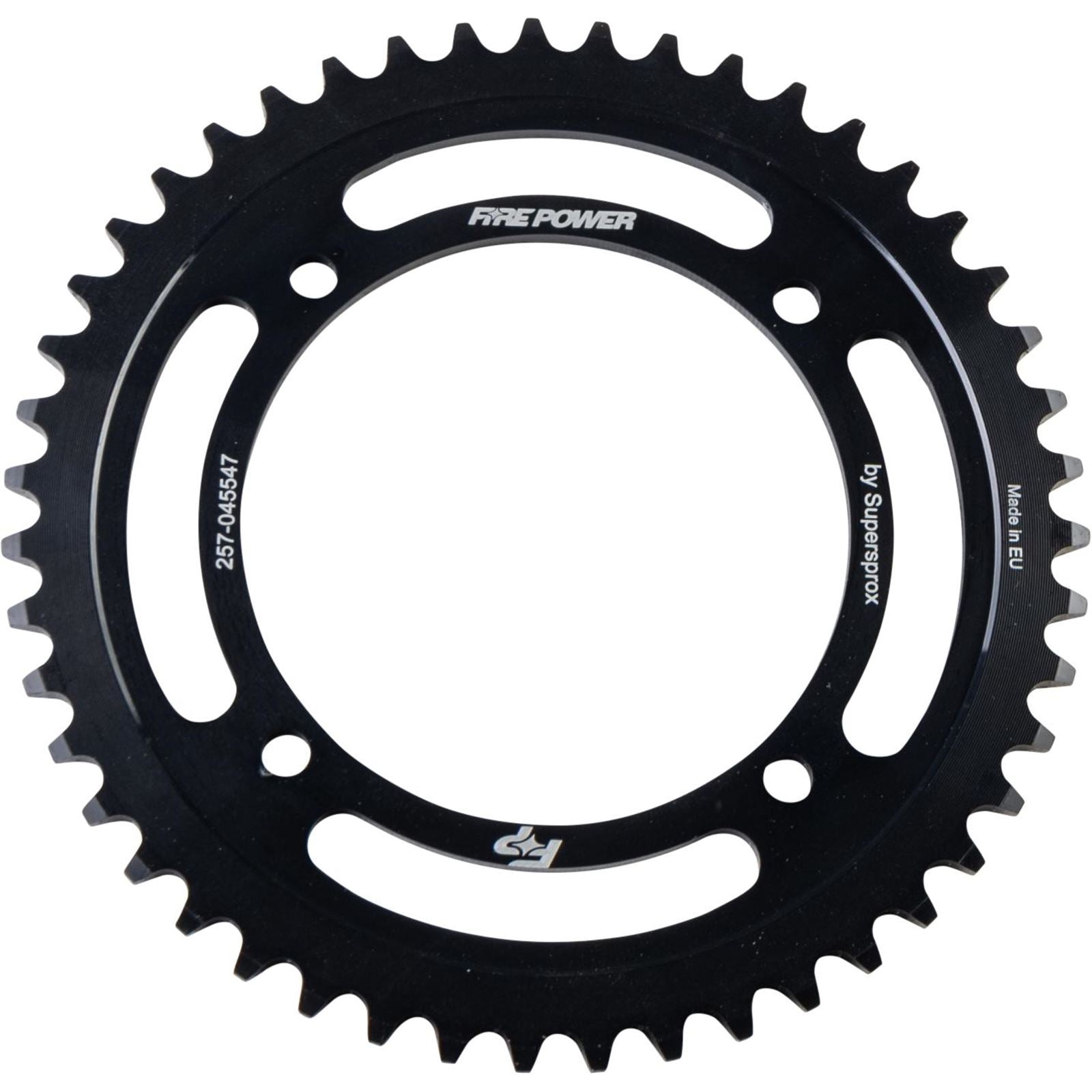 Fire Power Rear Sprocket - Steel - 47T - Black FPS-455-47-BLK_1707015
