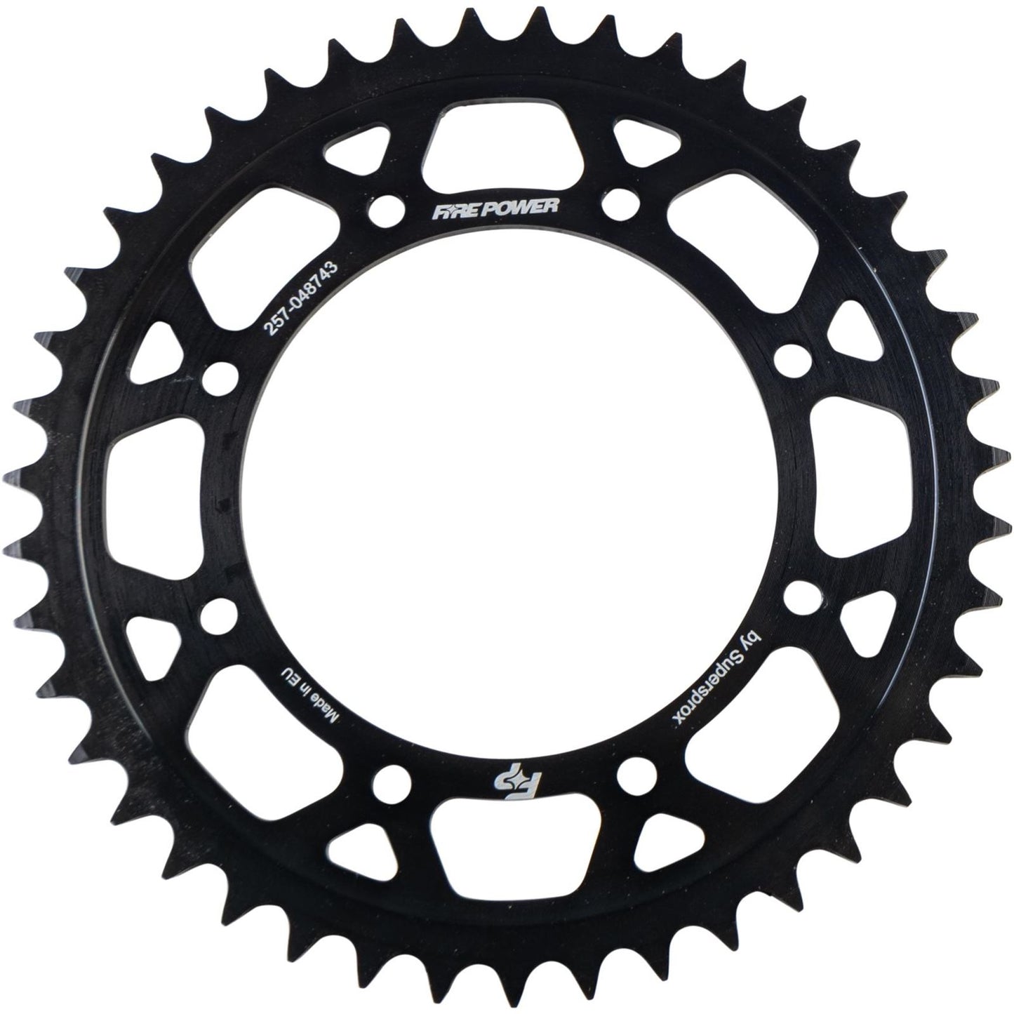 Fire Power Rear Sprocket - Steel - 43T - Black FPS-487-43-BLK_1706960