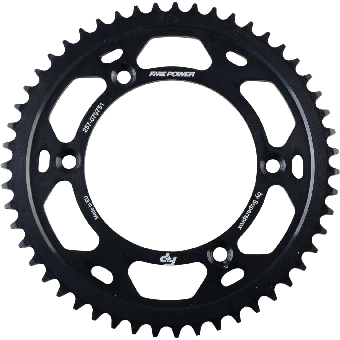 Fire Power Rear Sprocket - Steel - 51T - Black FPS-797-51- BLK_1706955