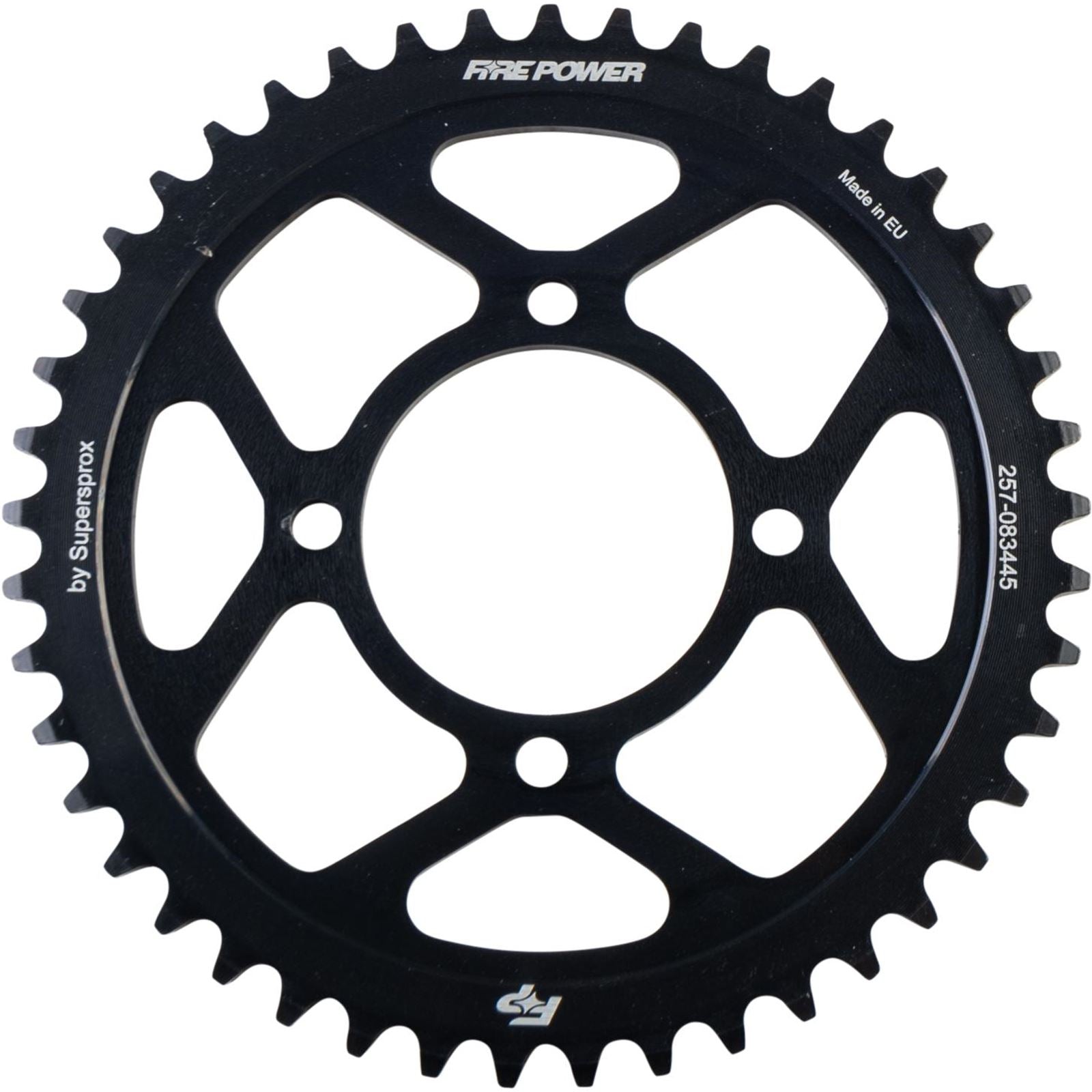 Fire Power Rear Sprocket - Steel - 45T - Black FPS-834-45-BLK_1706885