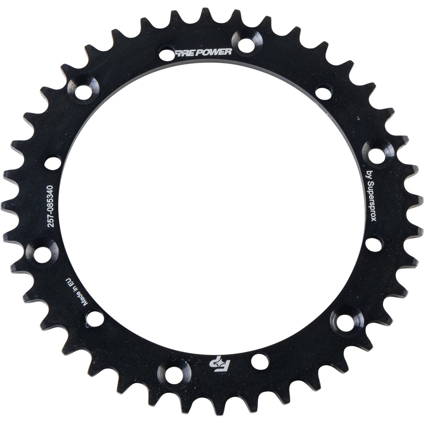Fire Power Rear Sprocket - Steel - 40T - Black FPS-853-40-BLK_1710318