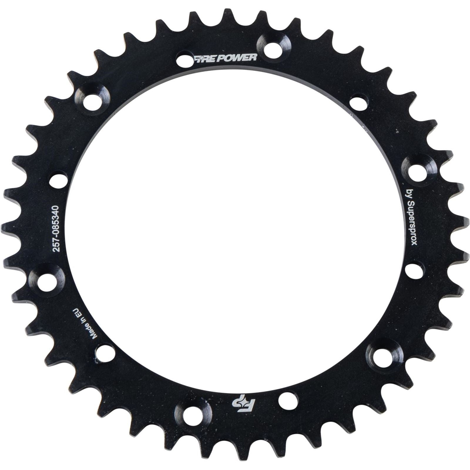 Fire Power Rear Sprocket - Steel - 40T - Black FPS-853-40-BLK_1710318