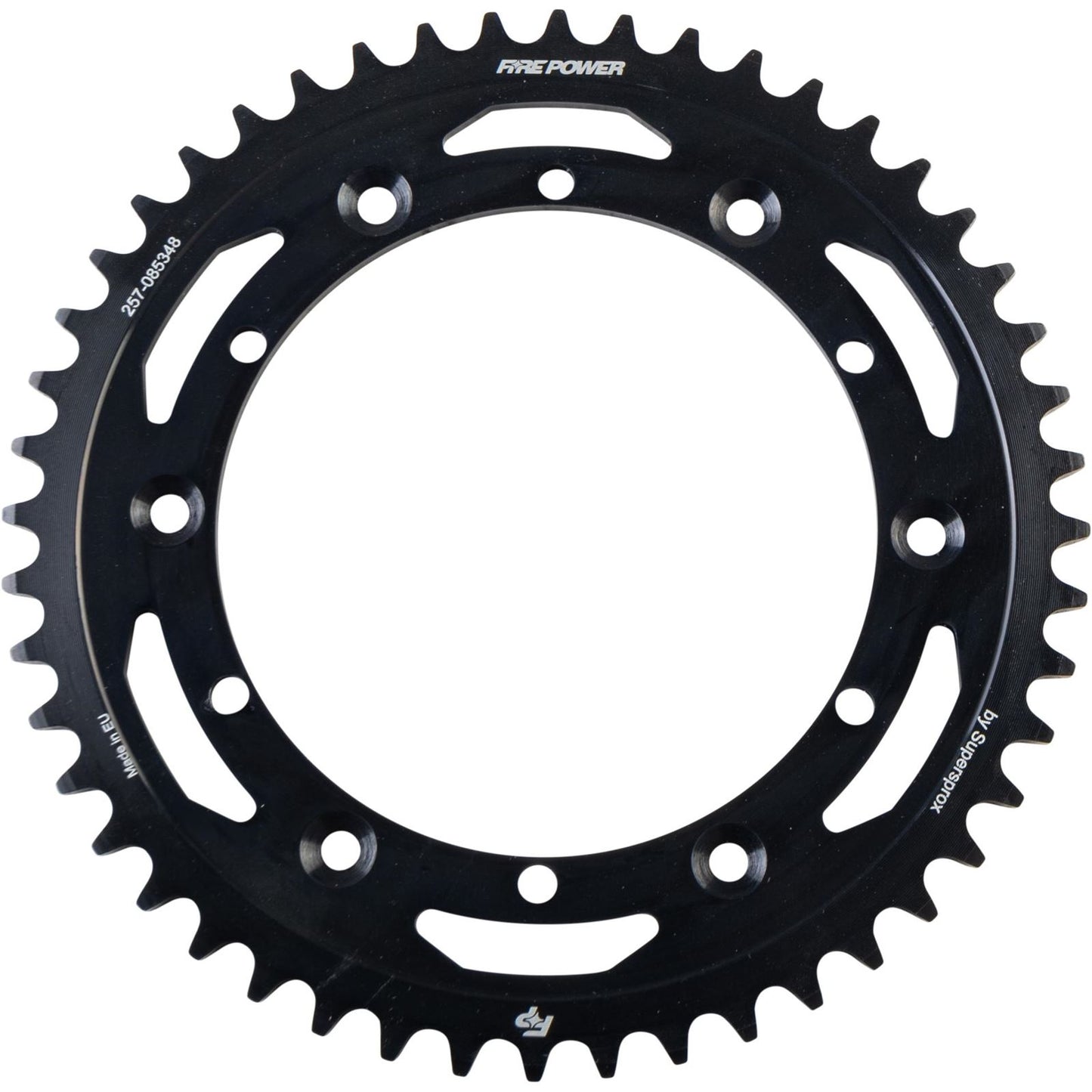 Fire Power Rear Sprocket - Steel - 48T - Black FPS-853-48-BLK_1707092