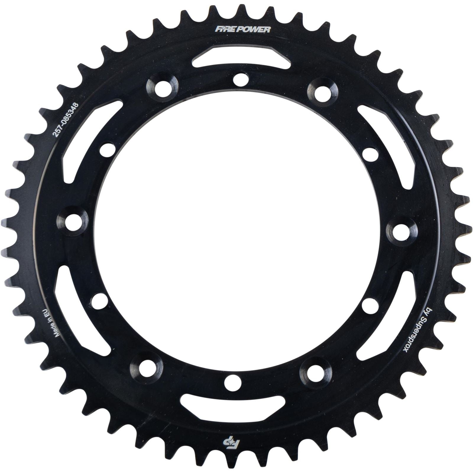 Fire Power Rear Sprocket - Steel - 48T - Black FPS-853-48-BLK_1707092