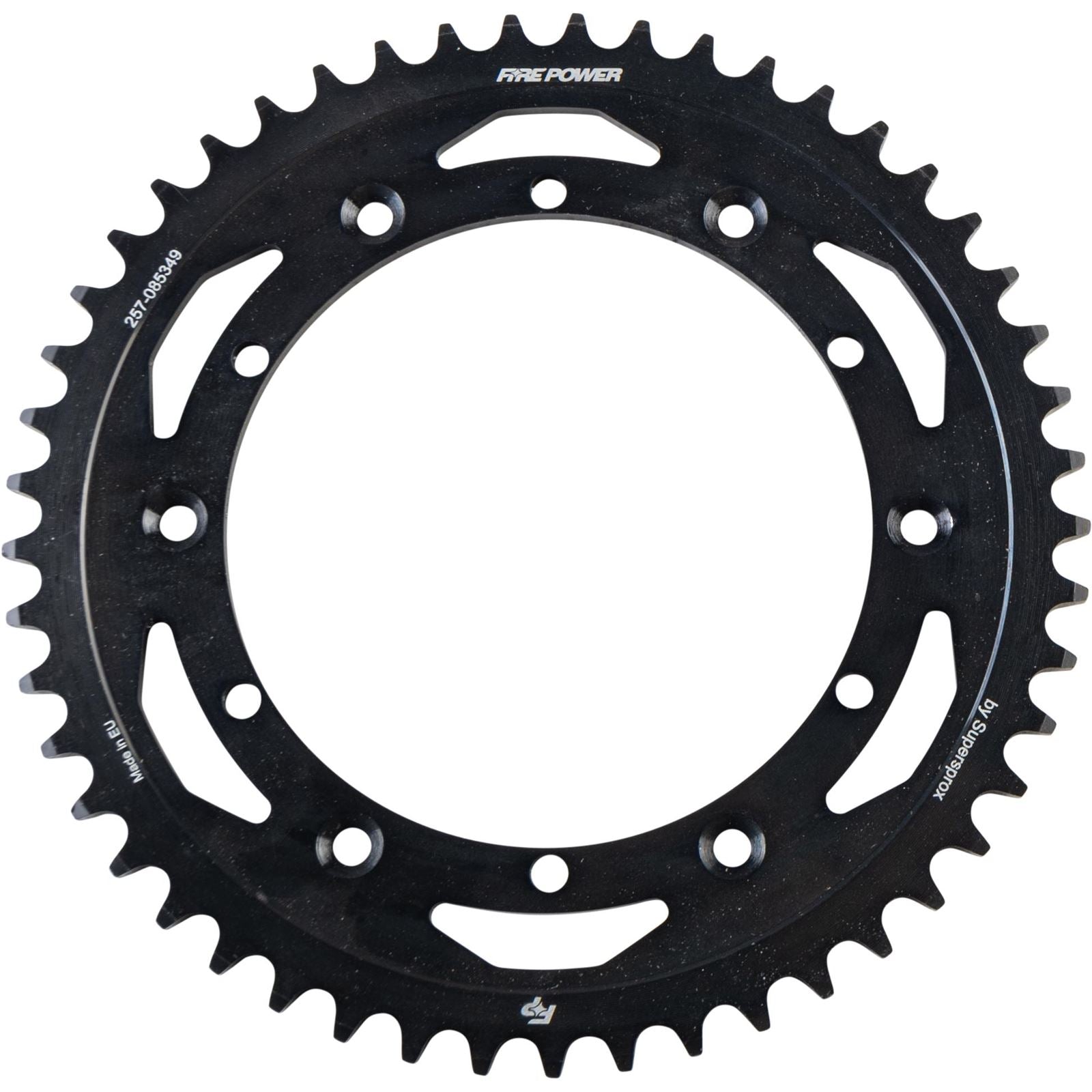 Fire Power Rear Sprocket - Steel - 49T - Black FPS-853-49-BLK_1707116