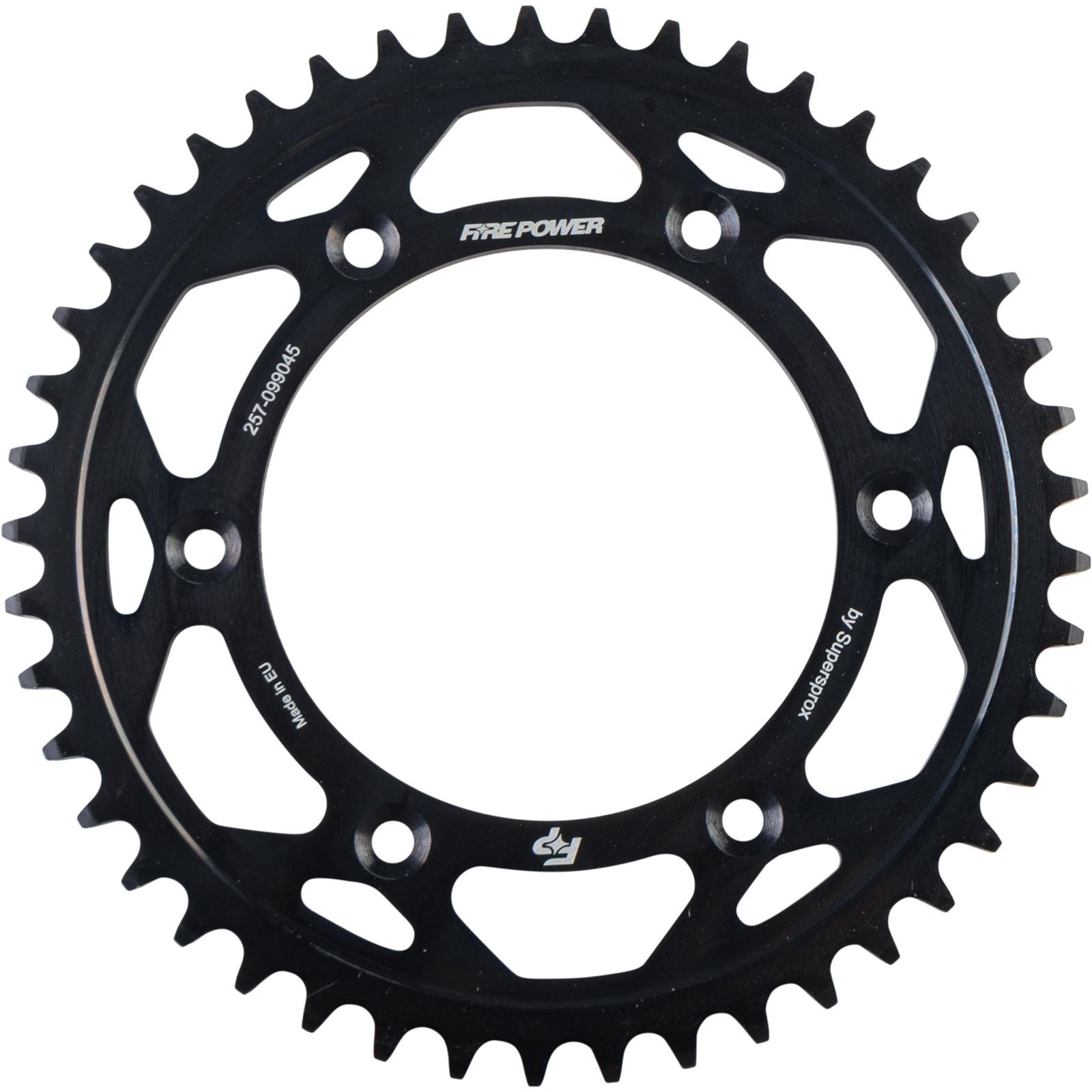 Fire Power Rear Sprocket - Steel - 45T - Black FPS-990-45-BLK_1710447