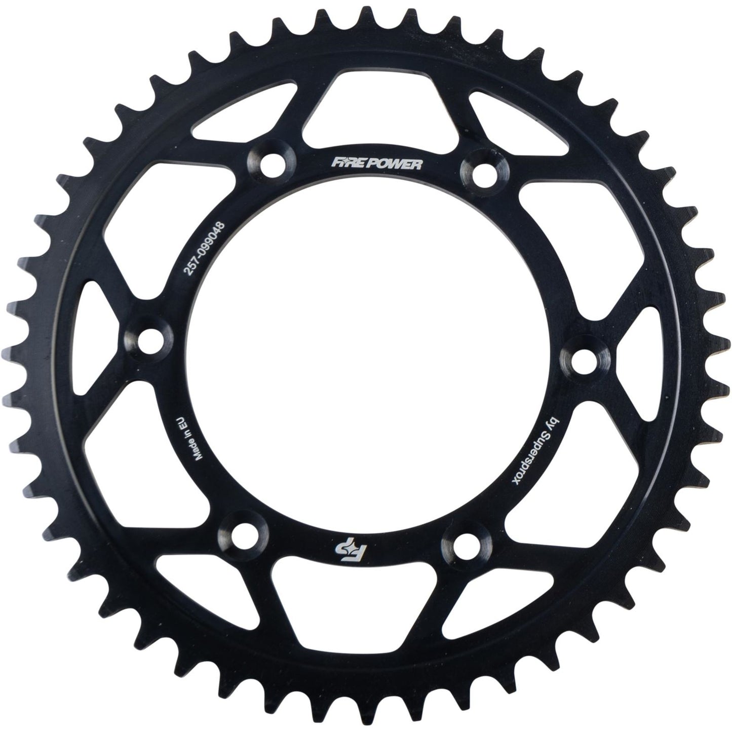 Fire Power Rear Sprocket - Steel - 48T - Black FPS-990-48-BLK_1707089