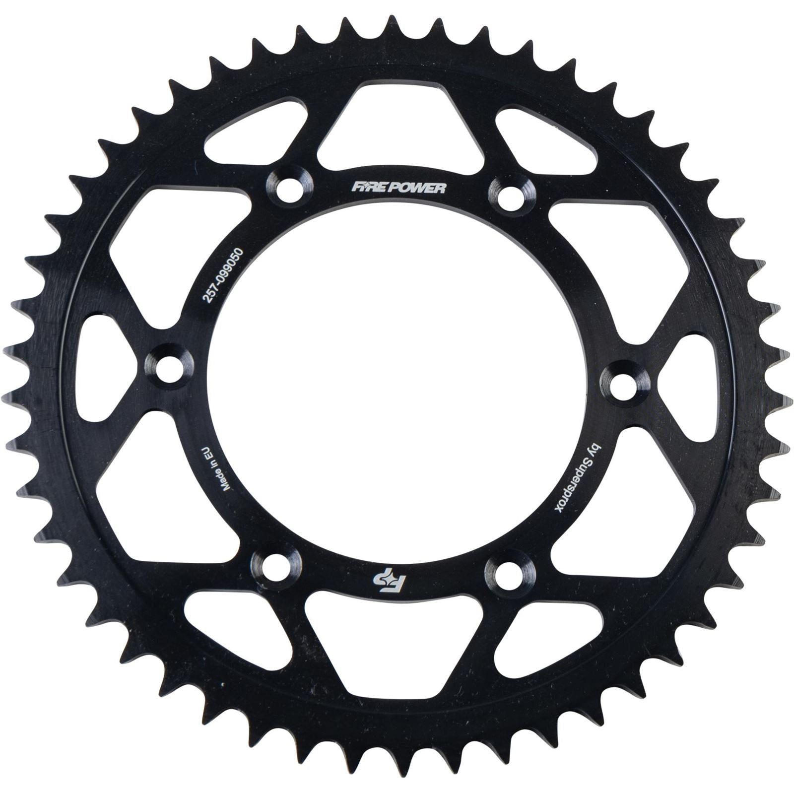Fire Power Rear Sprocket - Steel - 50T - Black FPS-990-50-BLK_1706931