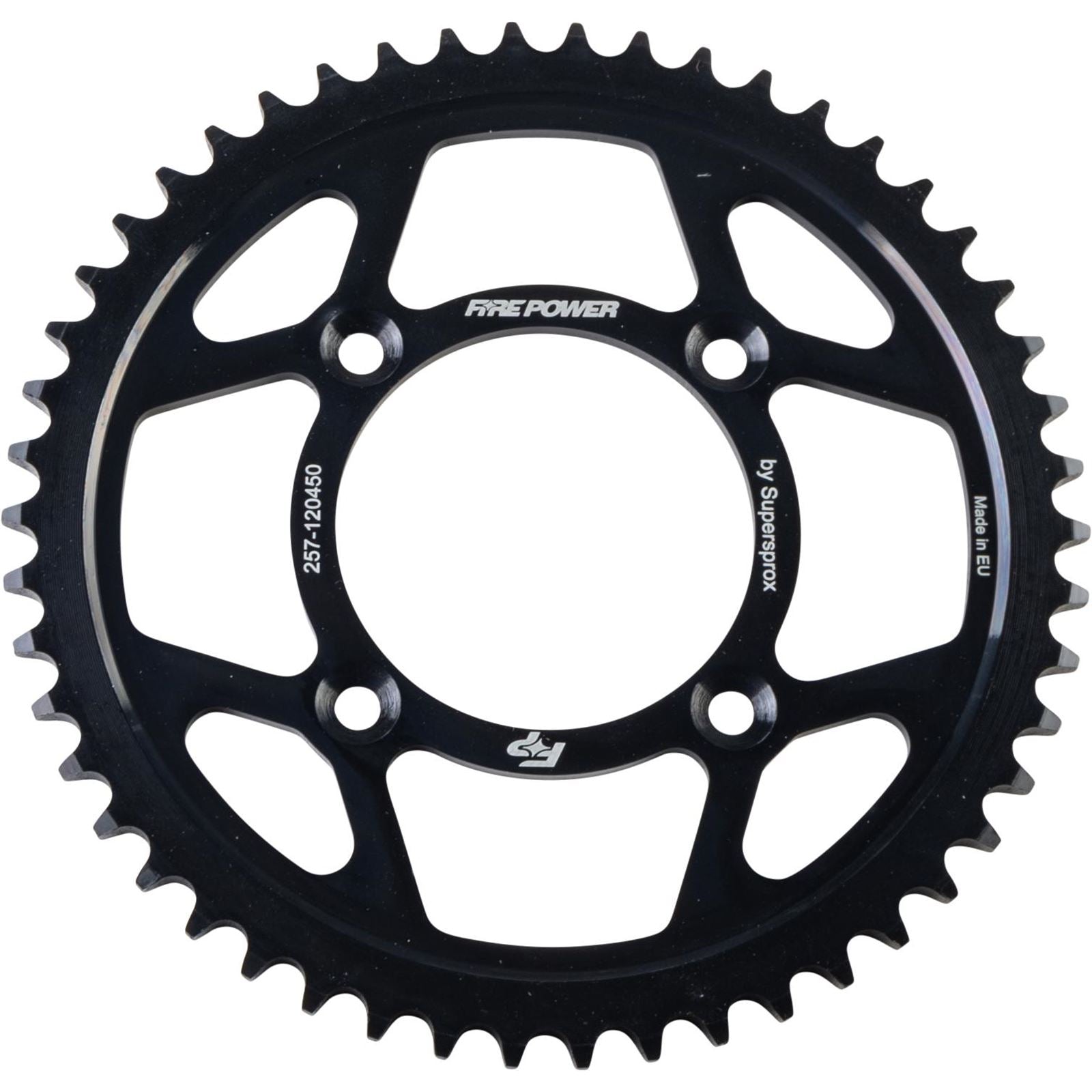 Fire Power Rear Sprocket - Steel - 50T - Black FPS-1204-50-BLK_1707099