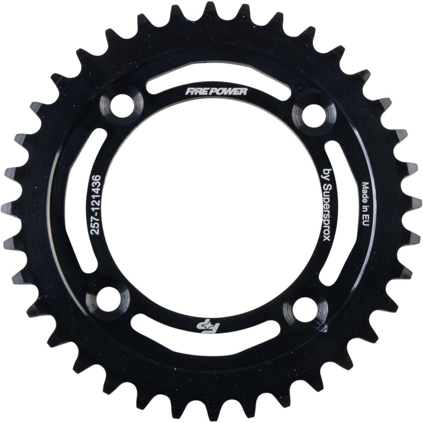 Fire Power Rear Sprocket - Steel - 36T - Black FPS-1214-36-BLK_1706941
