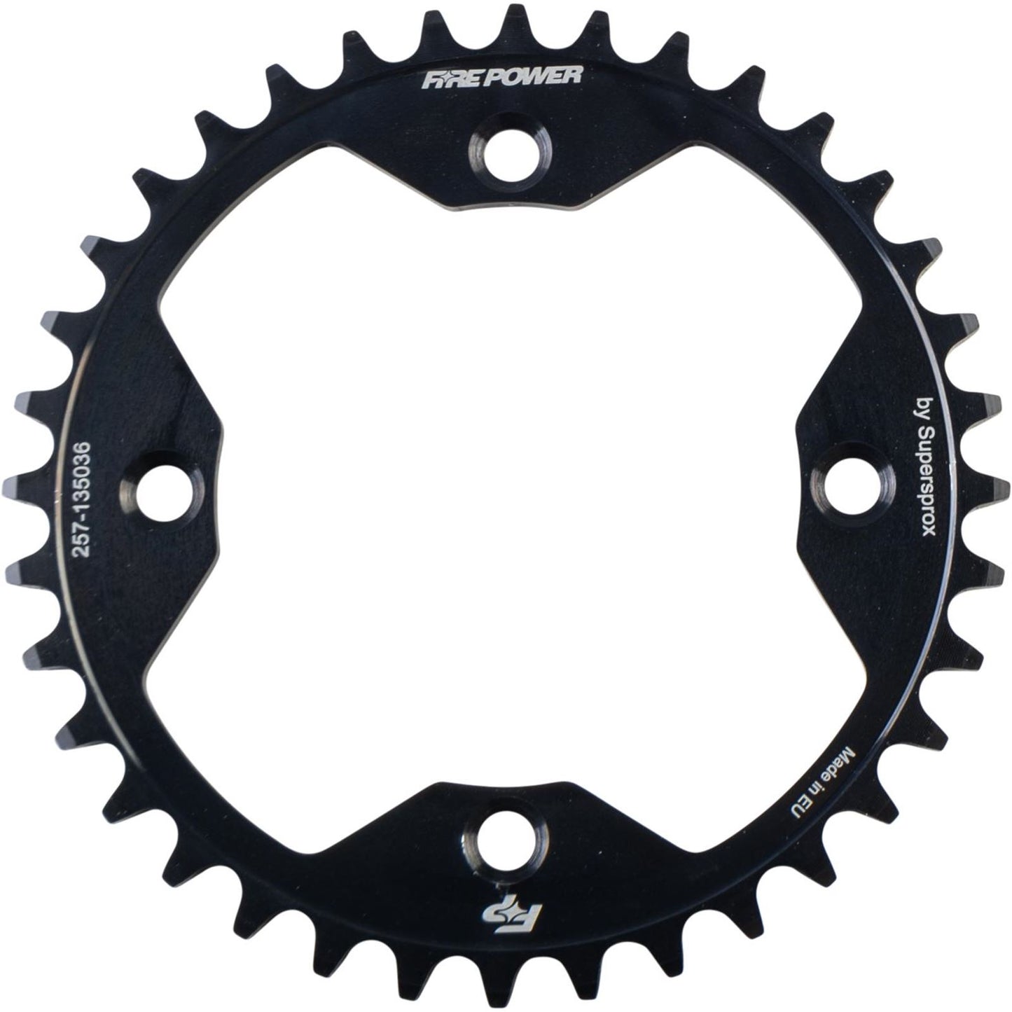 Fire Power Rear Sprocket - Steel - 36T - Black FPS-1350-36-BLK_1707119