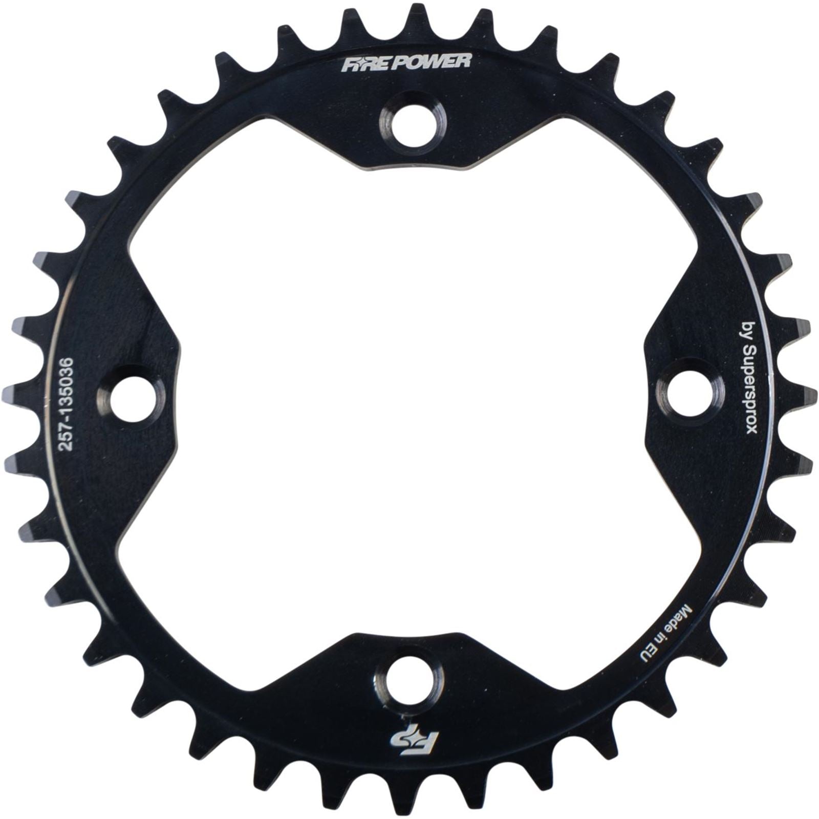 Fire Power Rear Sprocket - Steel - 36T - Black FPS-1350-36-BLK_1707119