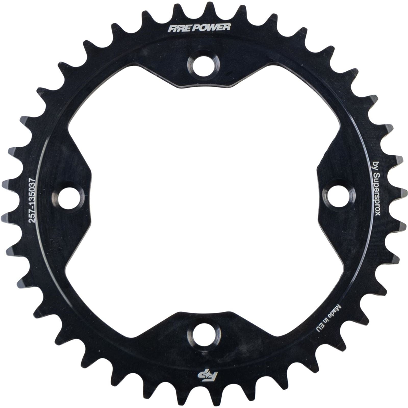 Fire Power Rear Sprocket - Steel - 37T - Black FPS-1350-37-BLK_1707457